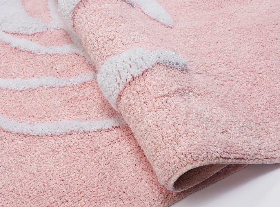 Alfombra Infantil Algodón 100% Lavable Chandelier Aratextil Rosa - Nanetes #